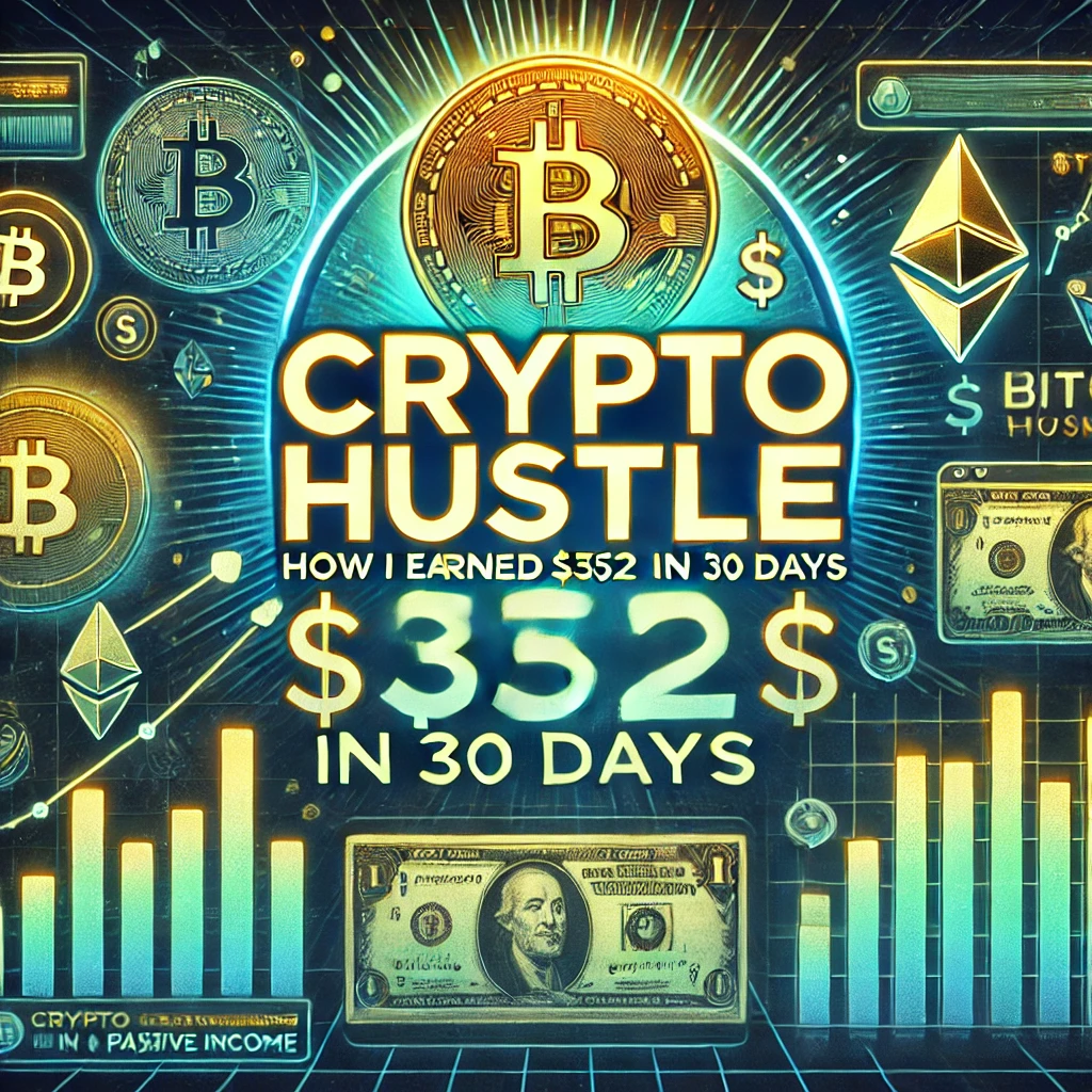 Crypto Hustle: How I Earned $352 in 30 Days