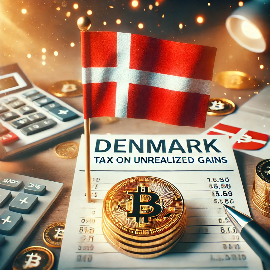 Denmark crypto tax on unrealized gains